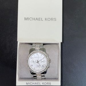 Silver Michael Kors Watch in Original Box